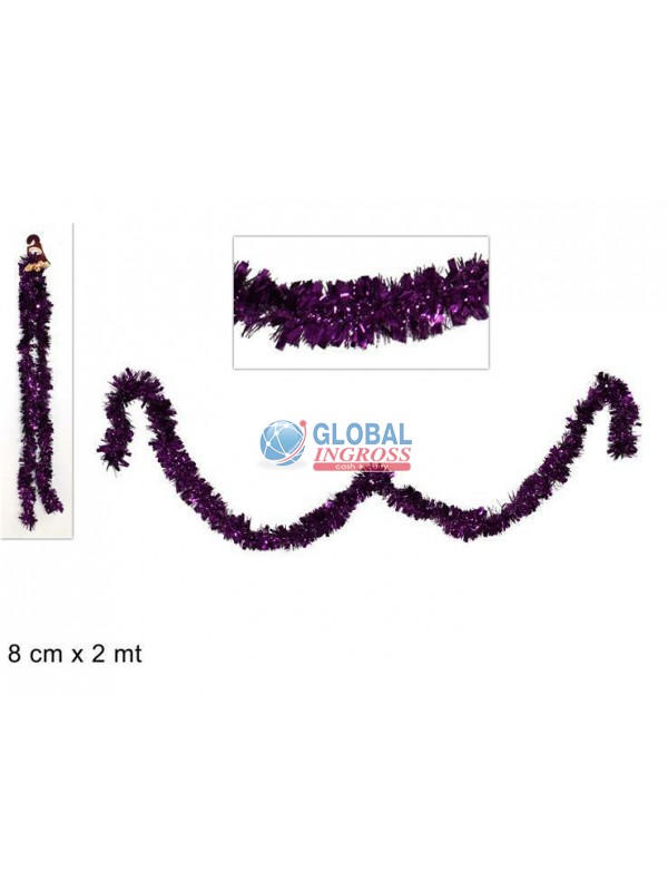 FILO ADDOBBO VIOLA 8cm x2mt