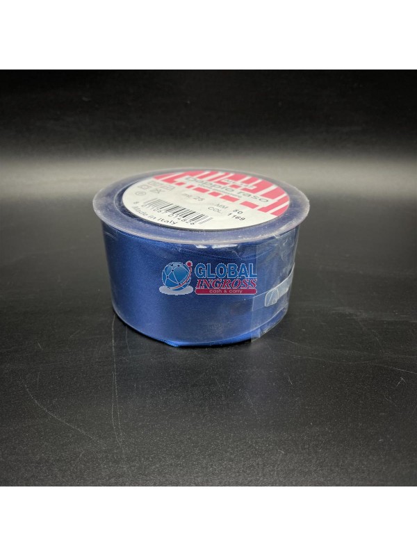 NASTRO RASO 50mm BLU 1mt