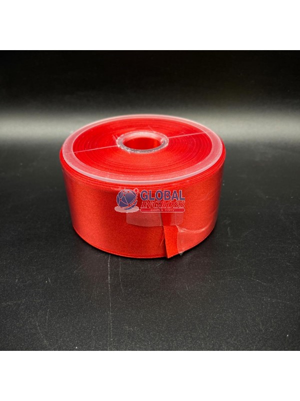 NASTRO RASO 50mm ROSSO 1mt