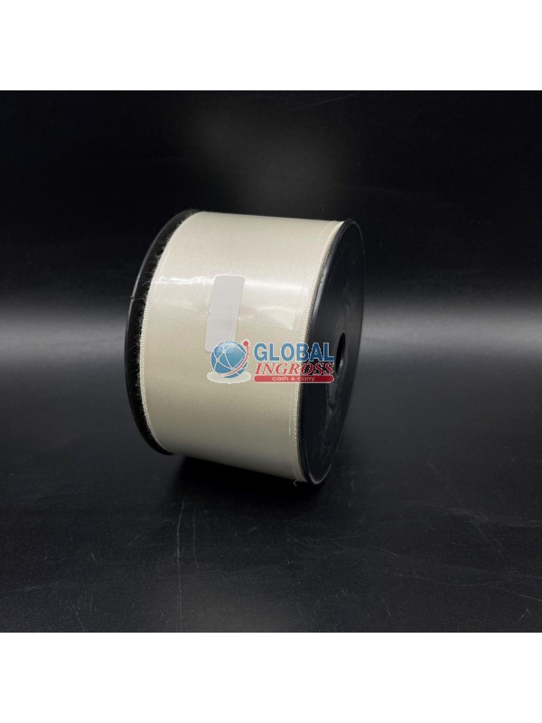 NASTRO RASO 70mm AVORIO1mt