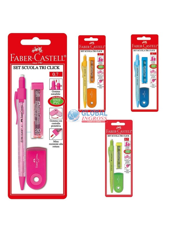 PORTAMINE 0,7mm + MINE + GOMMA