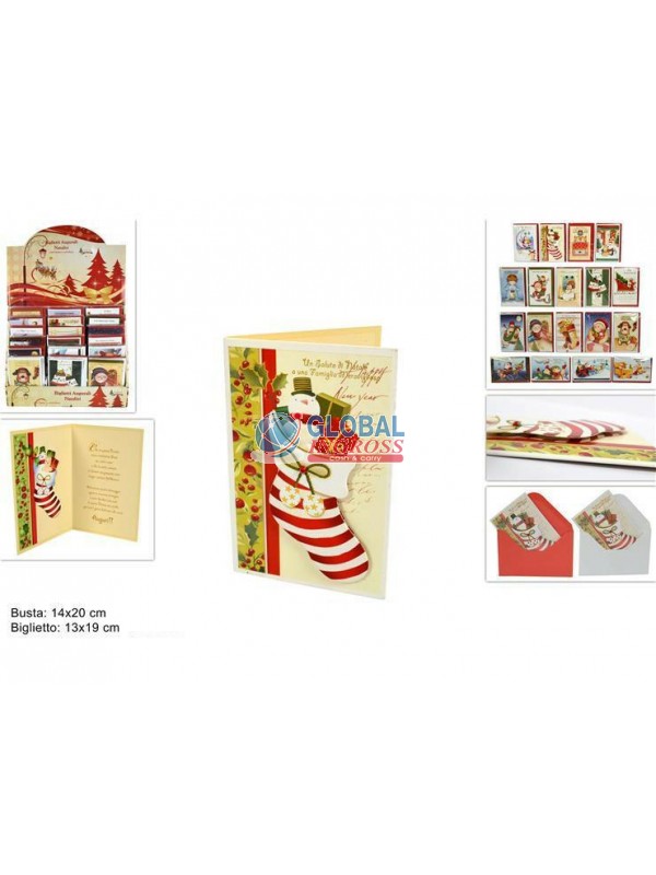 BIGLIETTO NATALE 13x19 3D