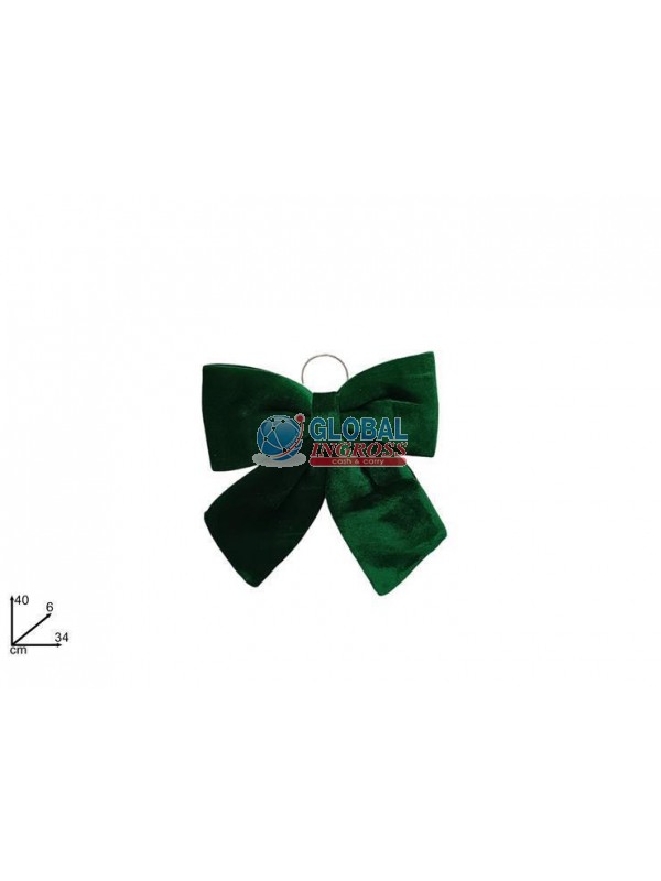 FIOCCO VELLUTO 34cm VERDE SCURO