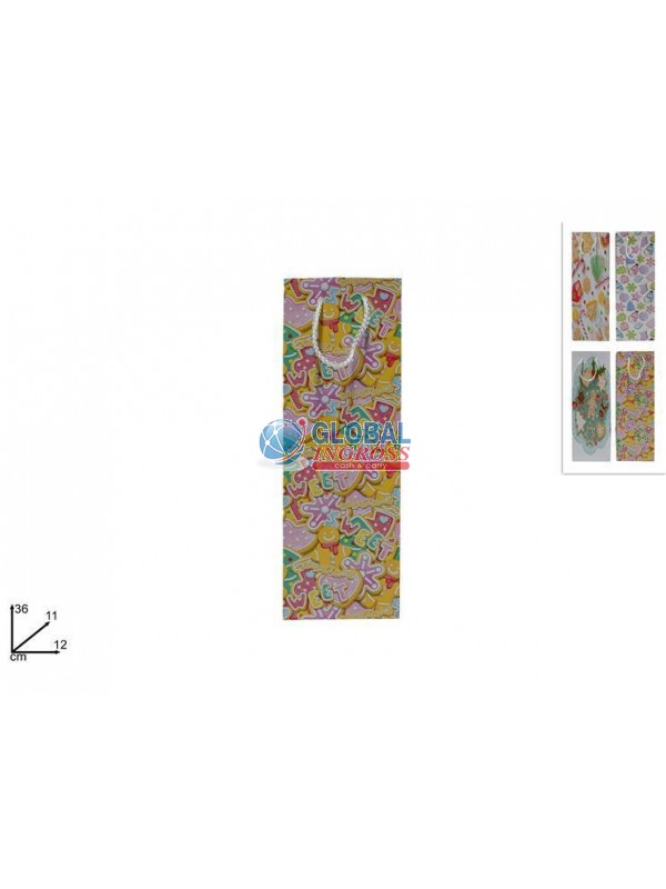 SHOPPER NATALE P/BOTTIGLIA CAKE DESIGN