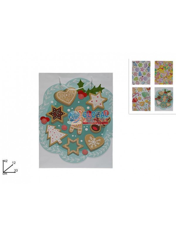 SHOPPER NATALE 42x33 CAKE DESIGN