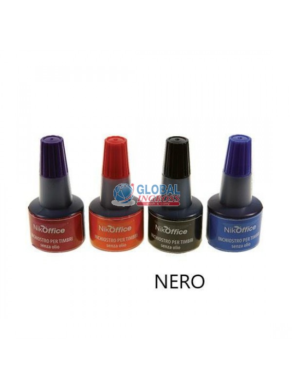 INCHIOSTRO TIMBRI NERO 30ml NIK