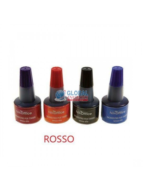 INCHIOSTRO TIMBRI ROSSO30ml NIK