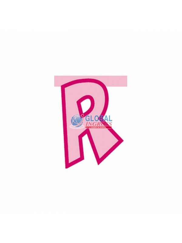 LETTERA ROSA - R -