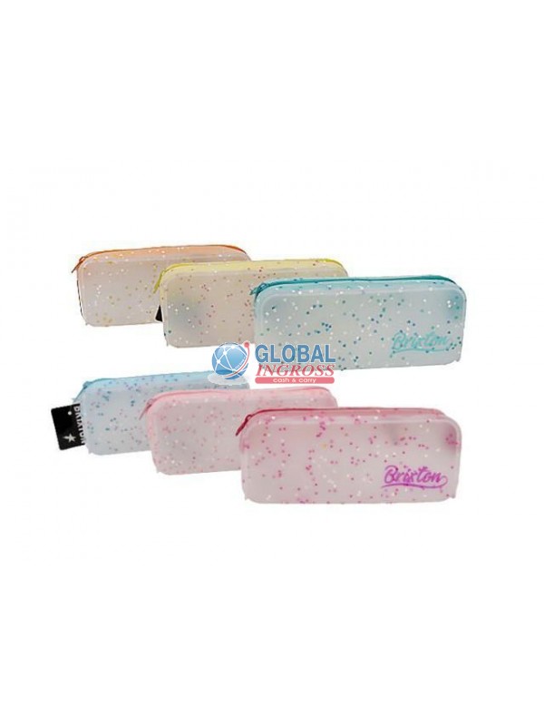 BAULETTO BRIXTON TRASP/GLITTER SILICONE