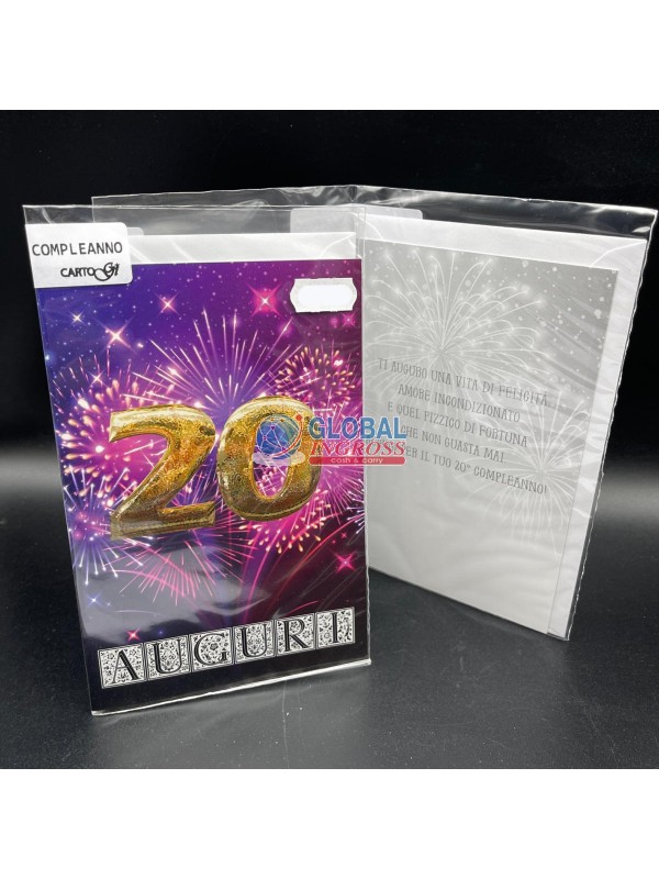 BIGLIETTO 20 ANNI FUOCHI ARTIFICIO