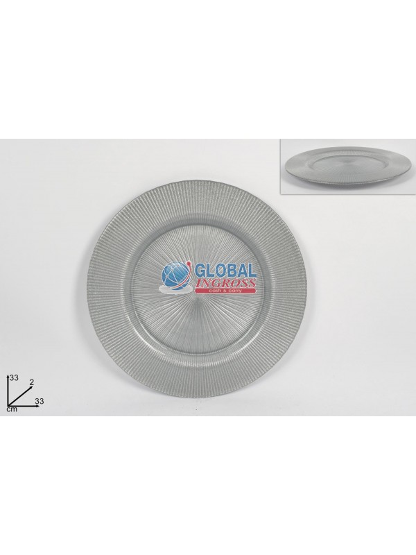 PIATTO 33cm SILVER