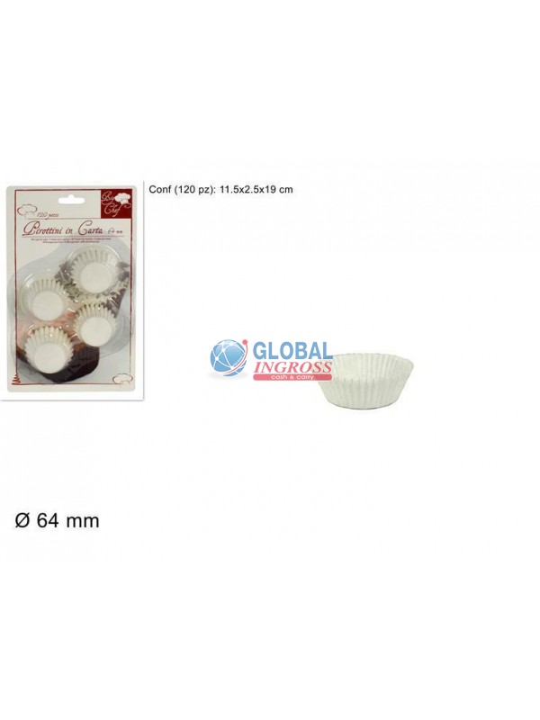 PIROTTINI BIANCHI 64mm 120pz