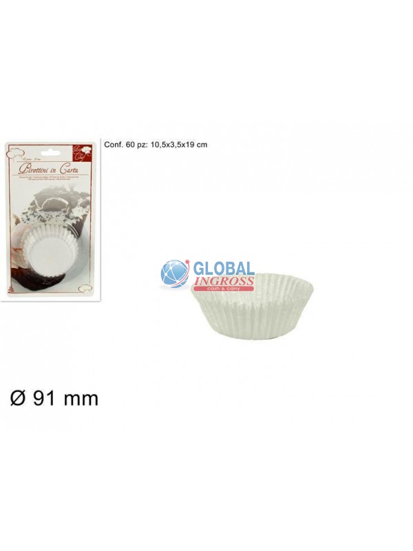 PIROTTINI BIANCHI 91mm 60pz