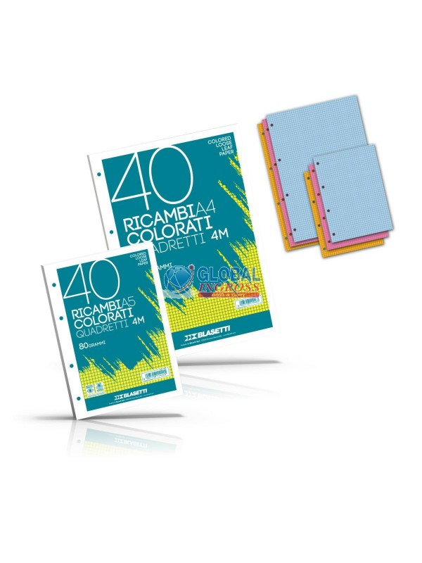 RICAMBI A4 COL.ASS. 5mm