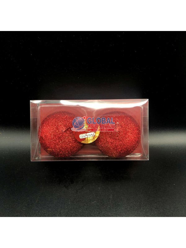 BIS CANDELE ROSSE GLITTER