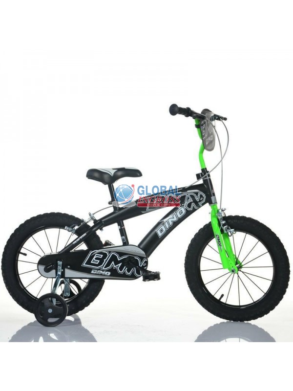BICI 14 NERO-VERDE