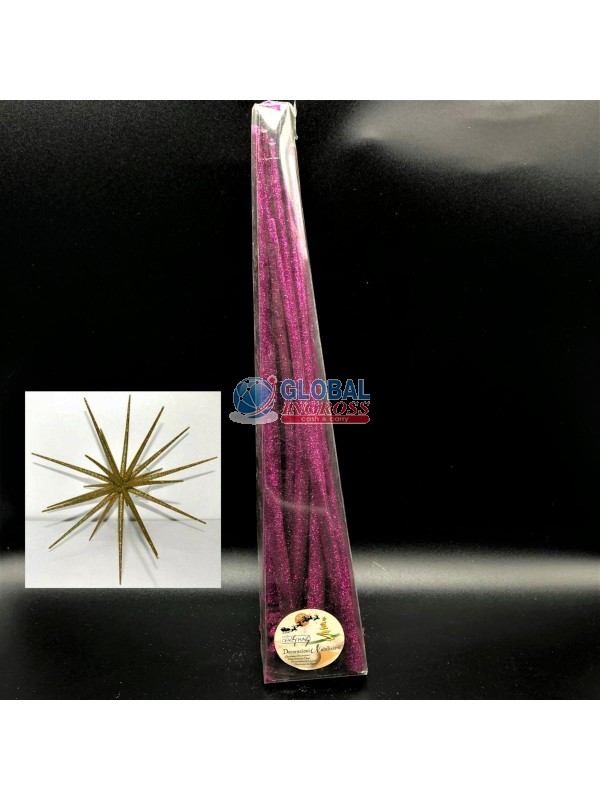 PUNTALE RICCIO GRANDE ROSA