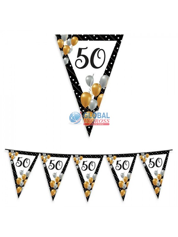 BANDIERINE 50 ANNI PRESTIGE 6mt.