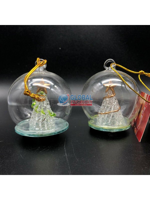 AMPOLLA 6cm SOGG. NATALE -NO BATTERIE-