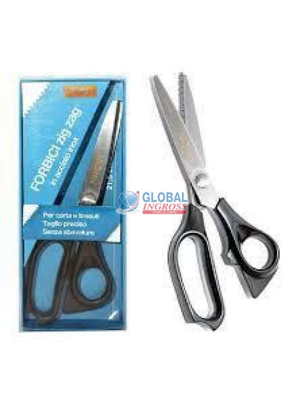 FORBICE ZIG ZAG ACCIAIO21,5cm