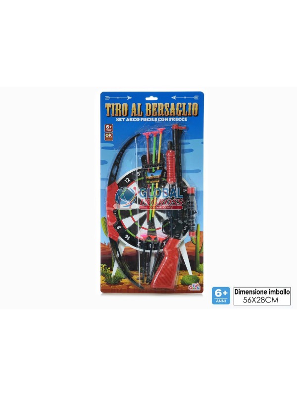 TIRO AL BERSAGLIO SET ARCO FUCILE