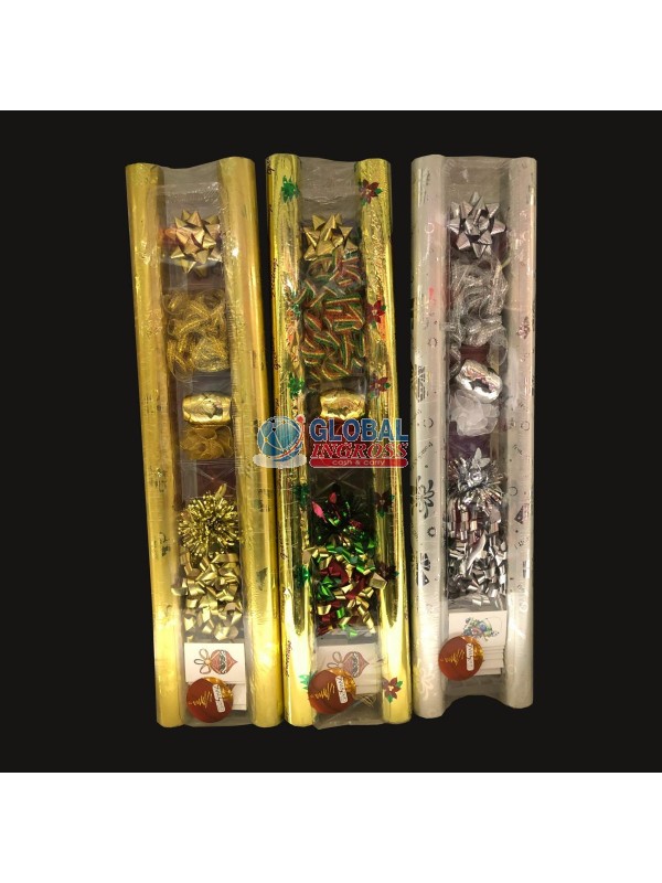 SET COCCARDE + ROTOLI CARTA REGALO NATALE