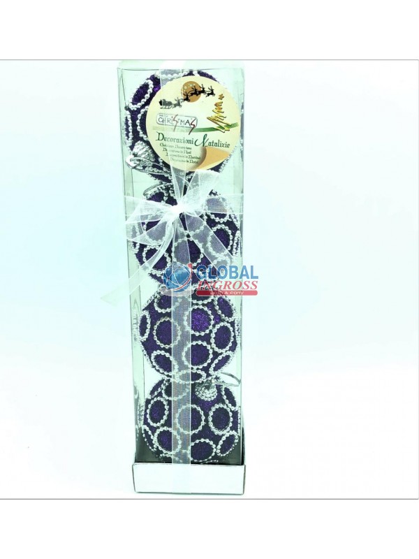 BOX 4 PALLE 6cm CERCHI PORPORA