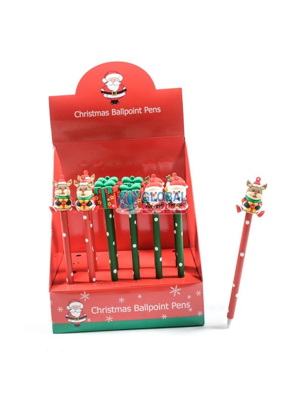 PENNA NATALE C/SOGGETTOIN GOMMA