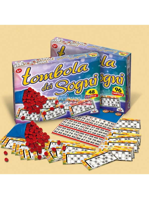 TOMBOLA DEI SOGNI 48 CARTELLE