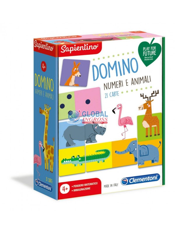 DOMINO ANIMALI E NUMERI