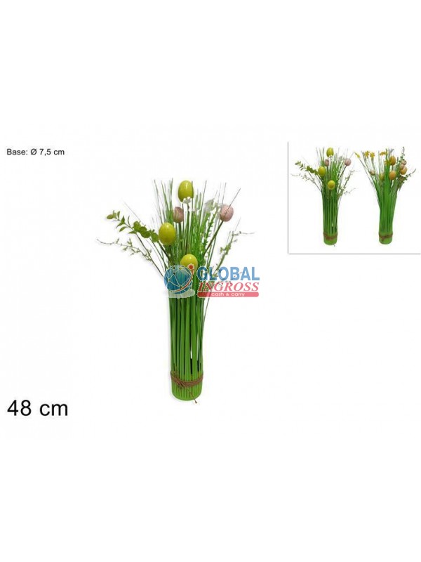 PIANTINA C/FIORI E UOVA