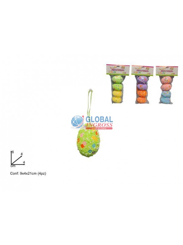 APPENDINO UOVA POLISTIROLO 4pz CANDITO