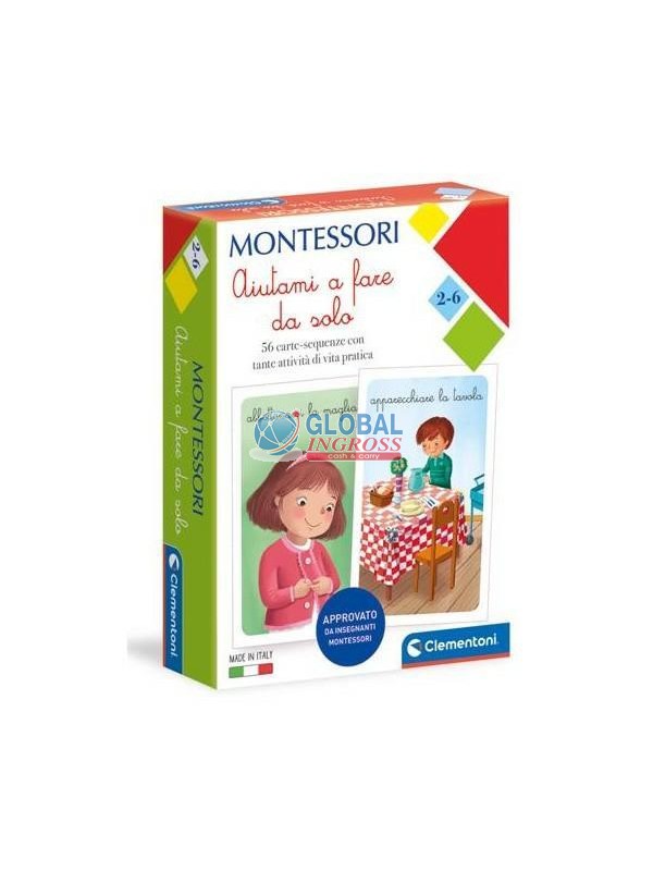MONTESSORI - CARTE AIUTAMI A FARE DA SOLO