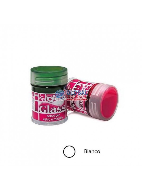 COLORE PER VETRO E METALLO BIANCO 35ml