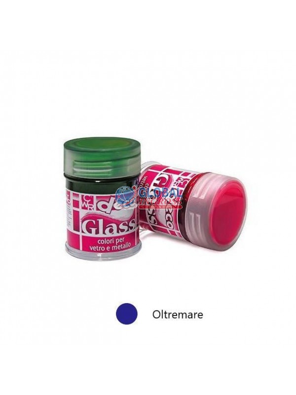 COLORE PER VETRO E METALLO OLTREMARE 35ml