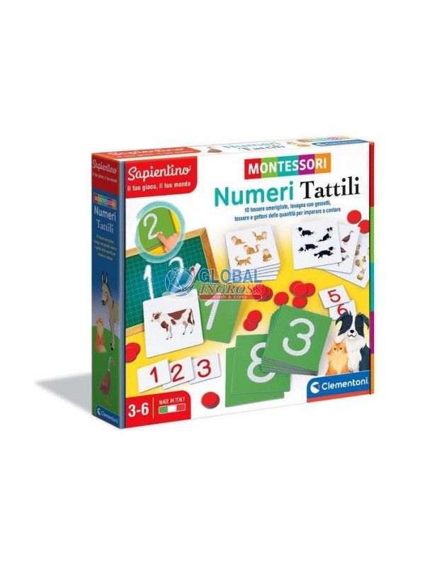 MONTESSORI - NUMERI TATTILI.