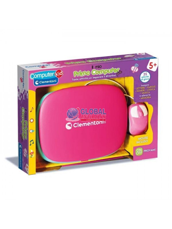COMPUTER LAPTOP 5+ PRIMO COMPUTER CON MOUSE PINK