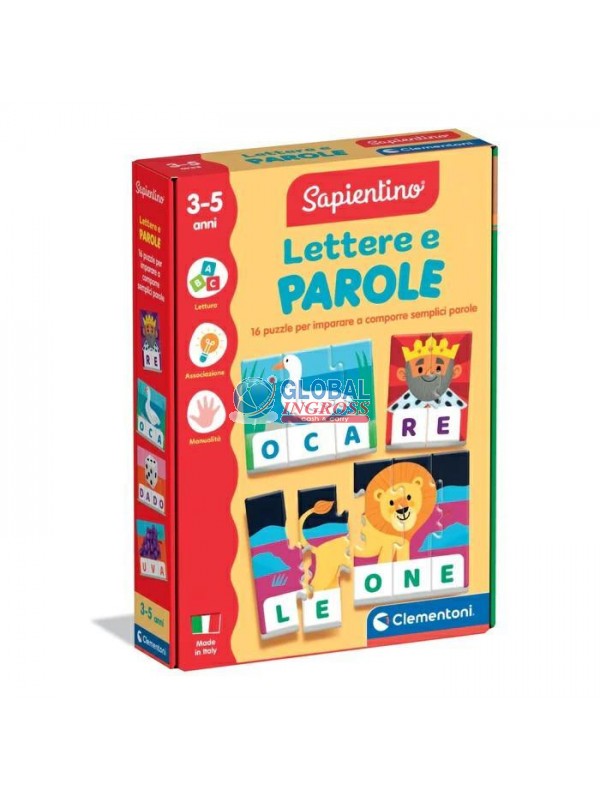 SAPIENTINO LETTERE E PAROLE MONTESSORI