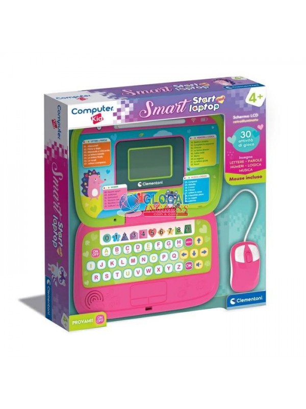COMPUTER LAPTOP 4+ BASIC LCD CON MOUSE PINK