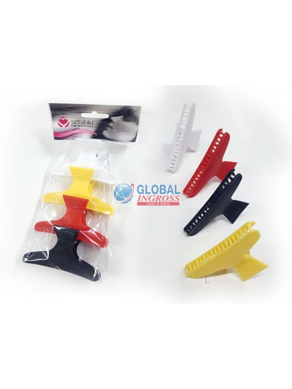 PINZE PARRUCCHIERE 4pz COL.ASS.