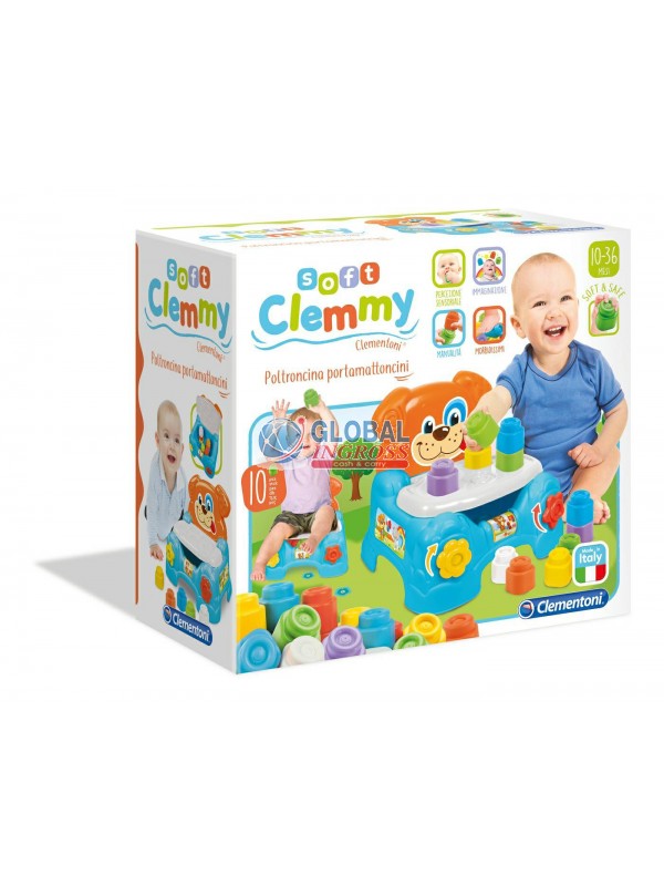 CLEMMY POLTRONCINA AZZURRA P/BLOCK