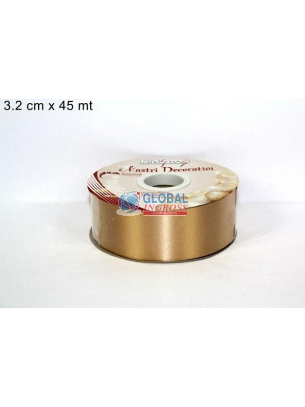 NASTRO REGALO CHAMPAGNE3,2-X45mt