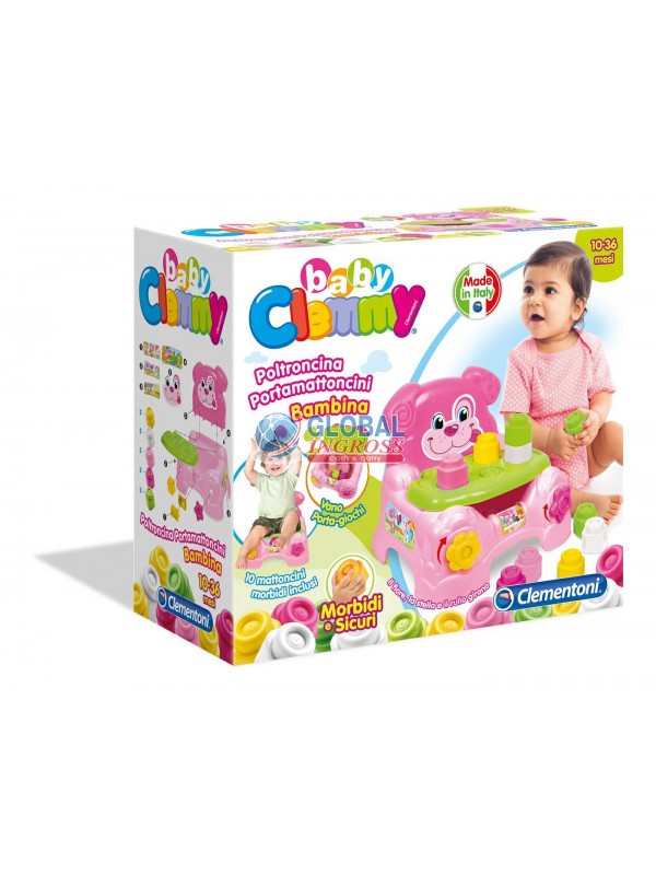 CLEMMY POLTRONCINA ROSAP/BLOCK