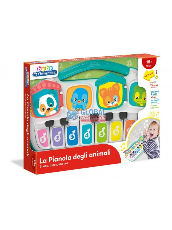 PIANOLA ANIMALI CLEMENTONI.