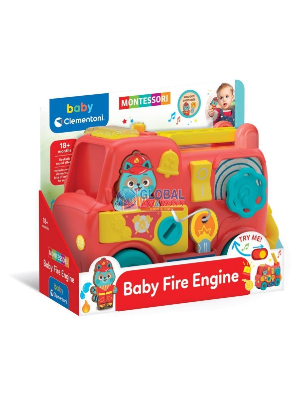 BABY FIRE TRUCK CAMION POMPIERI MONTESSORI