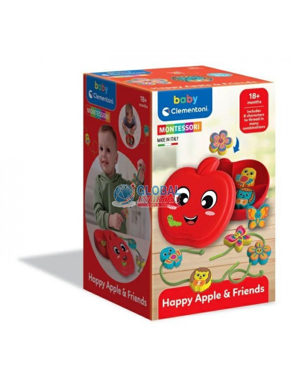 BABY BASIC MELA LACING GAME APPLE MONTESSORI