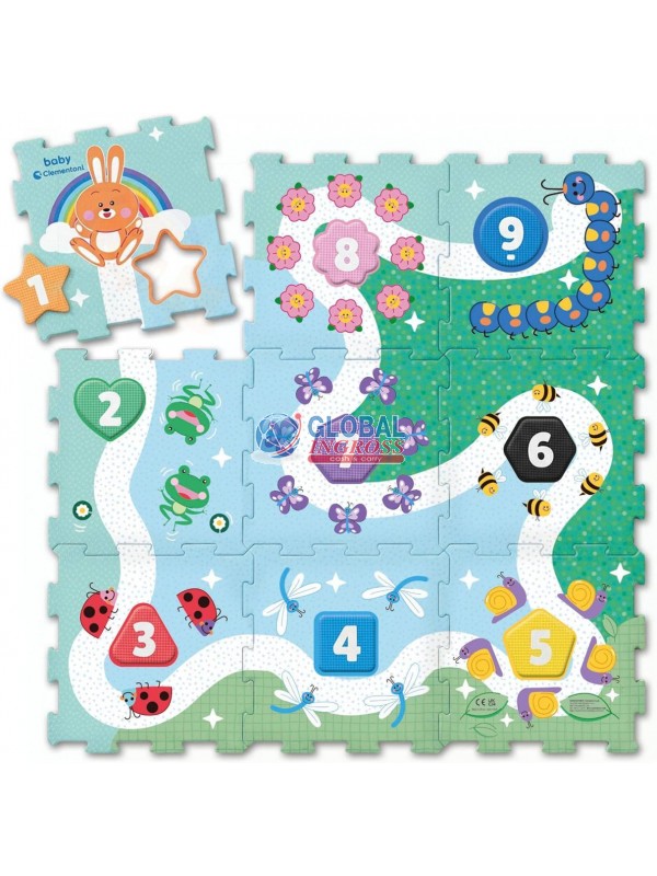 TAPPETO 1-2-3... ANIMALS 3x3 9 TESSERE