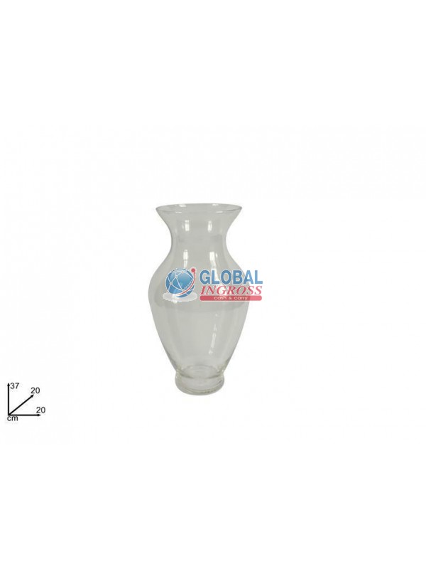 VASO VETRO FLORA 37cm