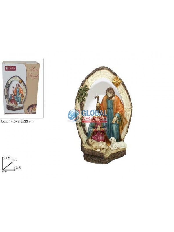 SACRA FAMIGLIA SU TRONCO