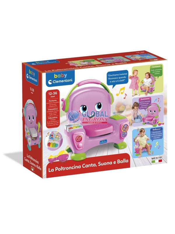 POLTRONCINA CANTA SUONAE BALLA ROSA